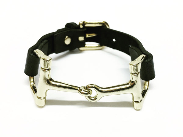 Horse Bit Bracelet Equestrian Bracelet Western Jewelry Bracelet Teen Bracelet Leather Bracelet Horse Lover Jewelry Small Gift V3657 | Ideana
