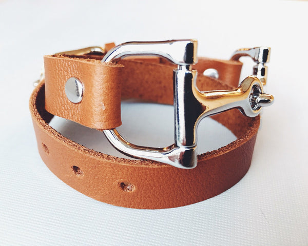 Equestrian Bracelet with Snaffle B3176 | Ideana
