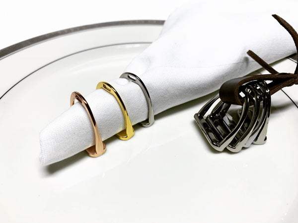 Napkin Rings - Set of 4 or 8 Y1035 | Ideana