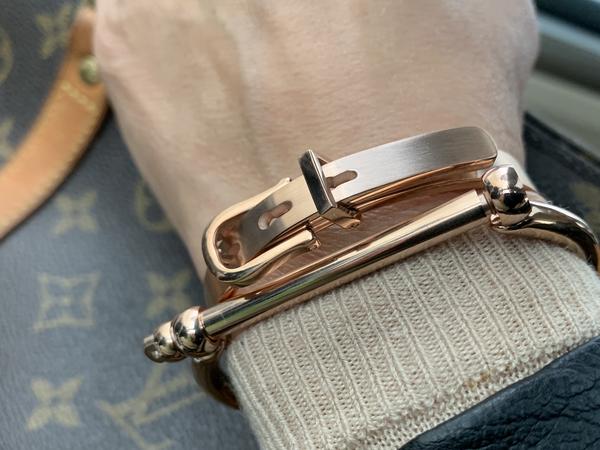 Horseshoe & Belt Buckle Bracelet Cuff Gift Set    | Ideana